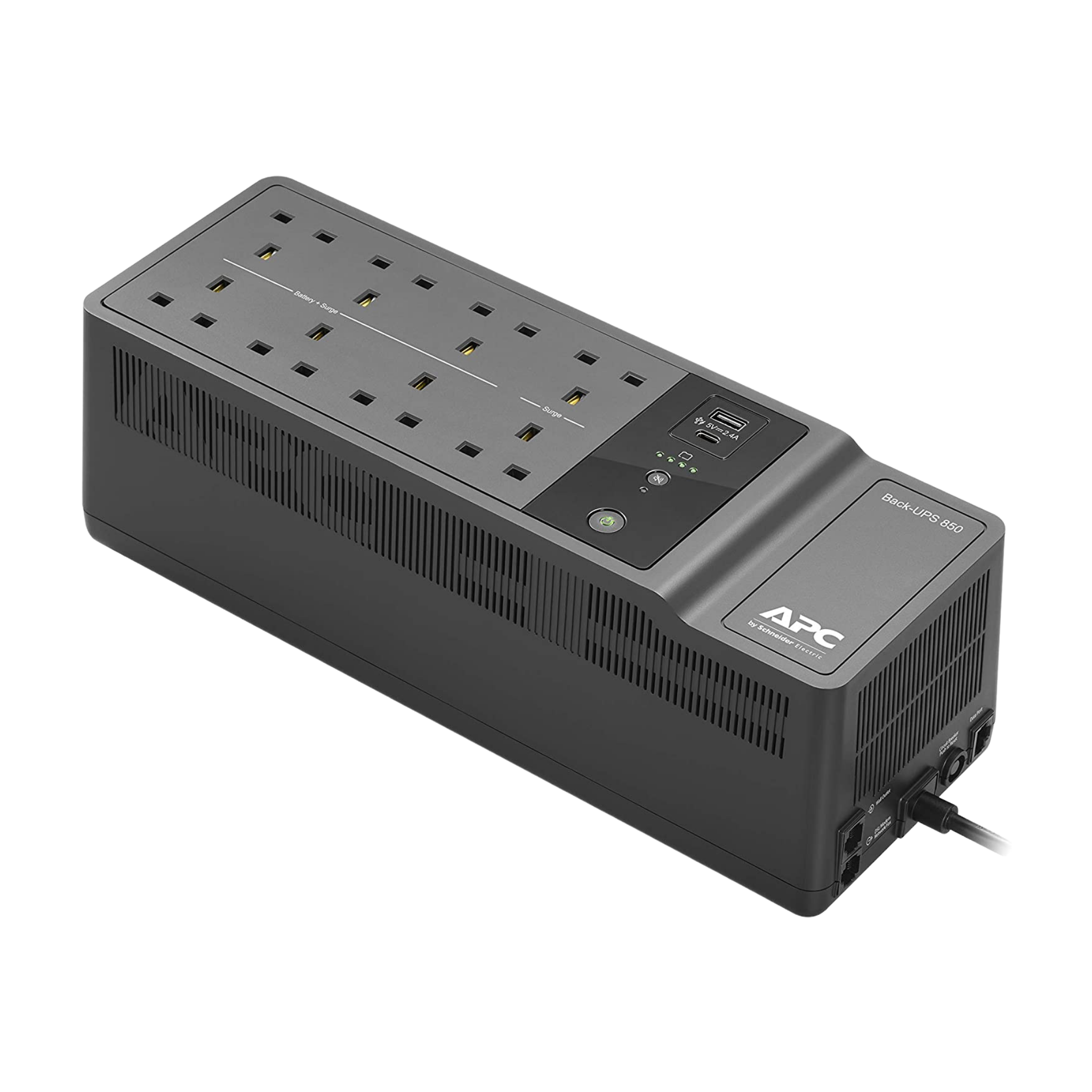 APC by Schneider Electric BACK-UPS ES - BE850G2-UK - Uninterruptible Power Supply 850VA