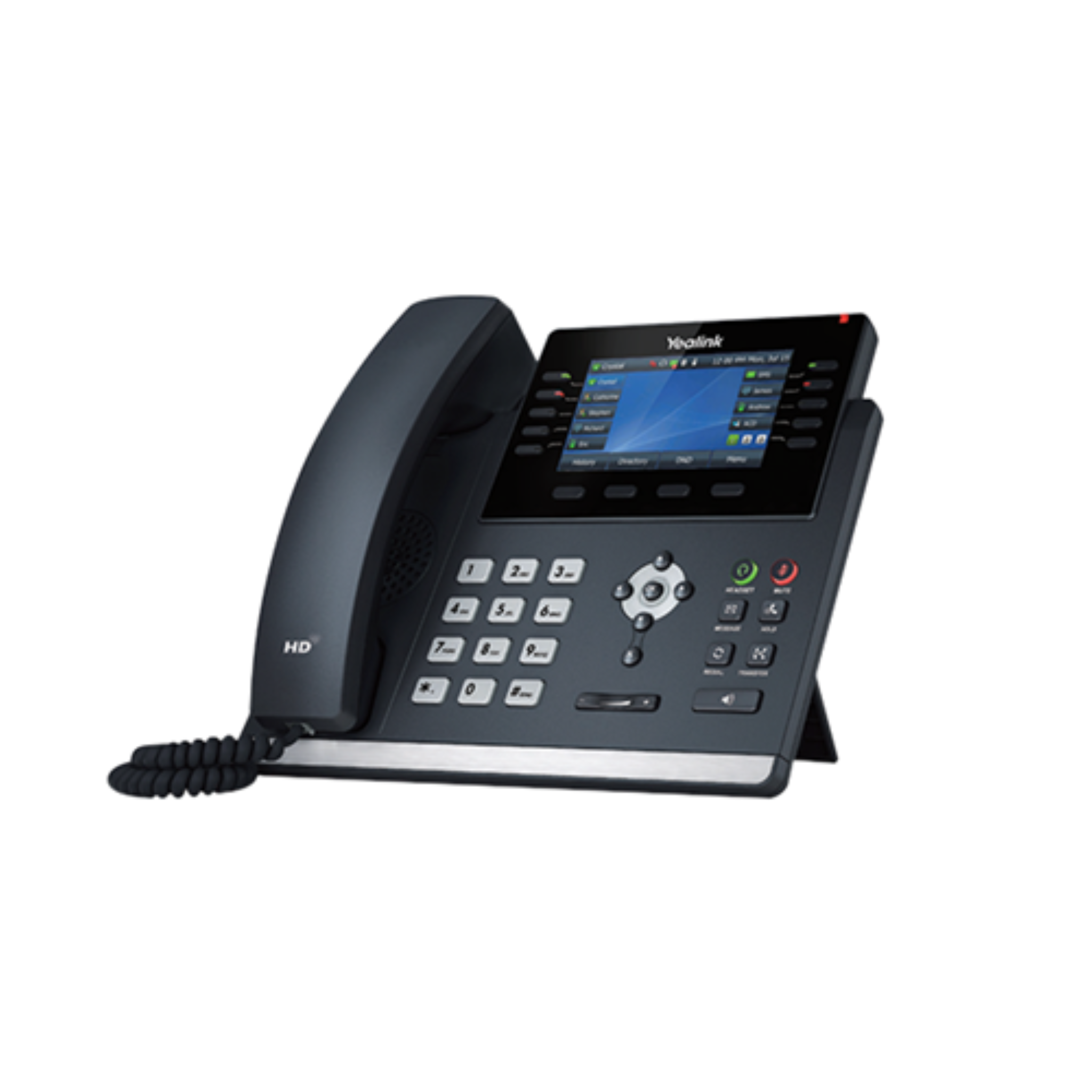 Yealink T46U VoIP/SIP Phone (SIP-T46U), 16-Lines, 2 x Gigabit Ports, PoE, 4.3-inch Colour Display